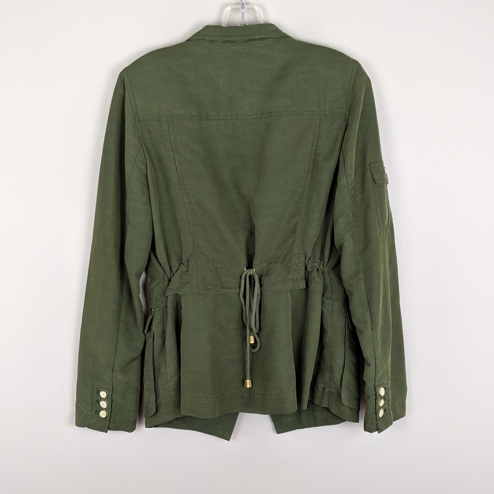 Anthropologie | Army Green Button Jacket -E76 - Picture 2 of 8